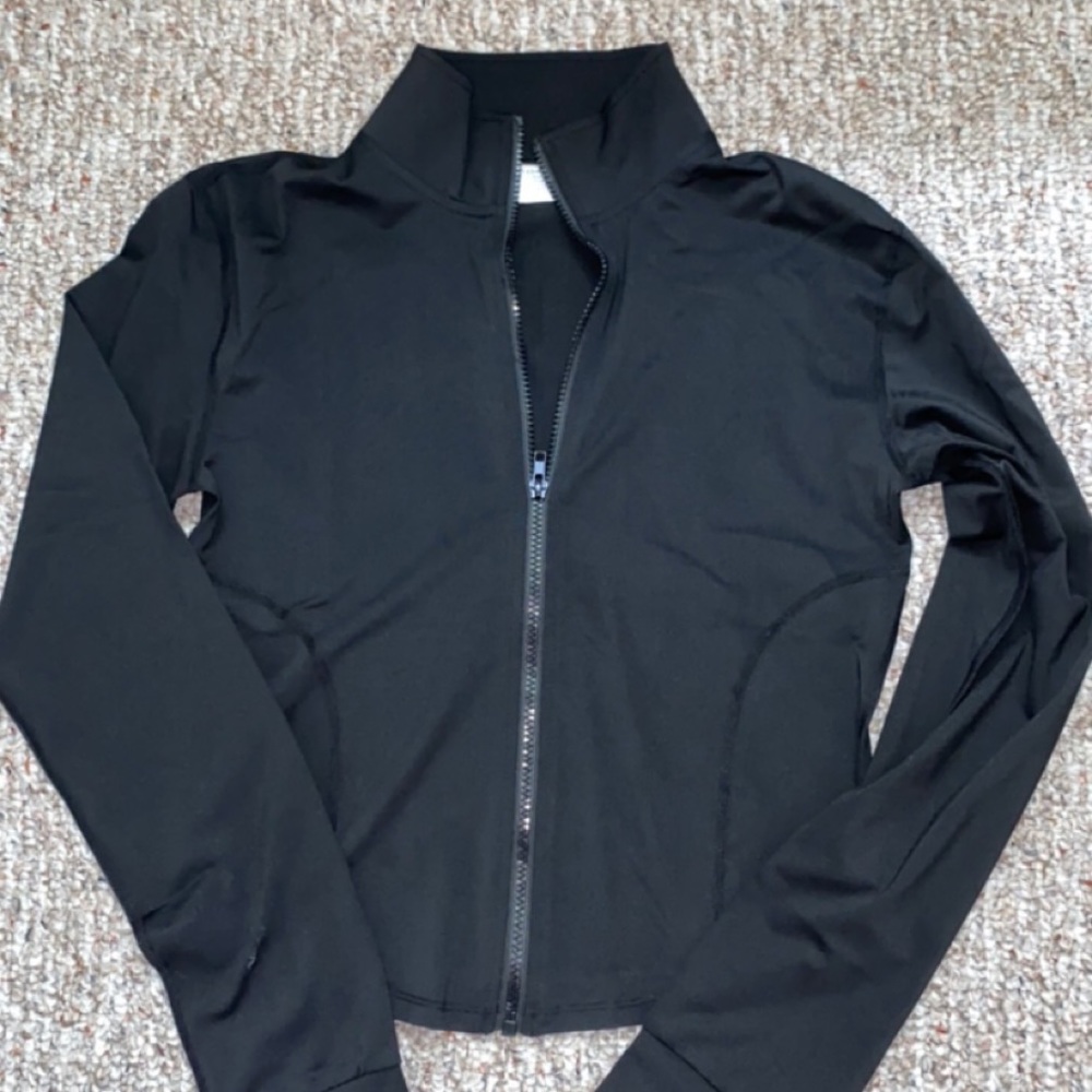 Lviefent Womens Lightweight Full Zip Running Track Jacket with Thumb Holes